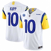 Men & Women & Youth Los Angeles Rams #10 Cooper Kupp White 2023 F.U.S.E. With 4-Star C Patch Vapor Vapor Limited Football Stitched Jersey,baseball caps,new era cap wholesale,wholesale hats