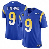 Men & Women & Youth Los Angeles Rams #9 Matthew Stafford Blue 2023 F.U.S.E. With 4-Star C Patch Vapor Untouchable Limited Football Stitched Jersey,baseball caps,new era cap wholesale,wholesale hats
