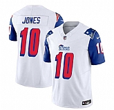 Men & Women & Youth New England Patriots #10 Mac Jones White Blue 2023 F.U.S.E. Vapor Limited Jersey,baseball caps,new era cap wholesale,wholesale hats