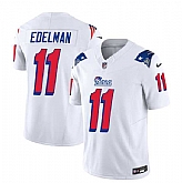 Men & Women & Youth New England Patriots #11 Julian Edelman White 2023 F.U.S.E. Vapor Limited Jersey,baseball caps,new era cap wholesale,wholesale hats