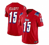 Men & Women & Youth New England Patriots #15 Ezekiel Elliott Red 2023 F.U.S.E. Vapor Limited Jersey,baseball caps,new era cap wholesale,wholesale hats