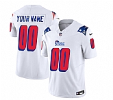 Men & Women & Youth New England Patriots Active Player Custom White 2023 F.U.S.E. Throwback Limited Football Stitched Jersey