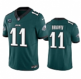 Men & Women & Youth Philadelphia Eagles #11 A. J. Brown Green 2023 F.U.S.E. With 1-Star C Patch Vapor Untouchable Limited Jerseys,baseball caps,new era cap wholesale,wholesale hats