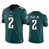 Men & Women & Youth Philadelphia Eagles #2 Darius Slay JR Green 2023 F.U.S.E. With 2-Star C Patch Vapor Untouchable Limited Jersey,baseball caps,new era cap wholesale,wholesale hats