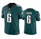 Men & Women & Youth Philadelphia Eagles #6 DeVonta Smith Green 2023 F.U.S.E. With 1-Star C Patch Vapor Untouchable Limited Jersey,baseball caps,new era cap wholesale,wholesale hats