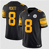 Men & Women & Youth Pittsburgh Steelers #8 Kenny Pickett Black 2023 F.U.S.E. Color Rush Limited Stitched Jersey,baseball caps,new era cap wholesale,wholesale hats