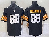 Men & Women & Youth Pittsburgh Steelers #88 Pat Freiermuth Black 2023 FUSE Vapor Limited Stitched Throwback Jersey,baseball caps,new era cap wholesale,wholesale hats