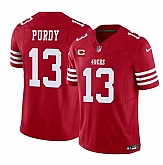 Men & Women & Youth San Francisco 49ers #13 Brock Purdy Red 2023 F.U.S.E. With 1-Star C Patch Vapor Untouchable Limited Jersey,baseball caps,new era cap wholesale,wholesale hats