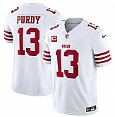 Men & Women & Youth San Francisco 49ers #13 Brock Purdy White 2023 F.U.S.E. With 1-Star C Patch Vapor Untouchable Limited Jersey,baseball caps,new era cap wholesale,wholesale hats