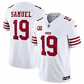 Men & Women & Youth San Francisco 49ers #19 Deebo Samuel White 2023 F.U.S.E. With 1-Star C Patch Vapor Untouchable Limited Jersey,baseball caps,new era cap wholesale,wholesale hats