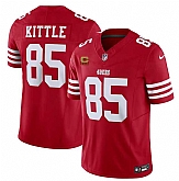 Men & Women & Youth San Francisco 49ers #85 George Kittle Red 2023 F.U.S.E. With 1-Star C Patch Vapor Untouchable Limited Jersey,baseball caps,new era cap wholesale,wholesale hats