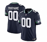 Men & Women & Youth Seattle Seahawks Active Player Custom 2023 F.U.S.E. Navy Limited Football Stitched Jersey