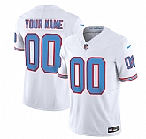 Men & Women & Youth Tennessee Titans Active Player Custom White 2023 F.U.S.E. Vapor Limited Throwback Football Stitched Jersey