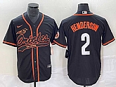 Men's Baltimore Orioles #2 Gunnar Henderson Black Cool Base Stitched Baseball Jersey,baseball caps,new era cap wholesale,wholesale hats