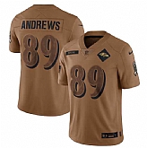 Men's Baltimore Ravens #89 Mark Andrews 2023 Brown Salute To Service Limited Football Stitched Jersey Dyin,baseball caps,new era cap wholesale,wholesale hats