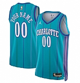Men's Charlotte Hornets Active Player Custom Teal 2023-24 Classic Edition Stitched Basketball Jersey,baseball caps,new era cap wholesale,wholesale hats