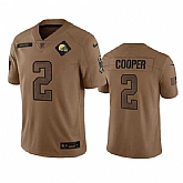 Men's Cleveland Browns #2 Amari Cooper 2023 Brown Salute To Service Limited Football Stitched Jersey Dyin,baseball caps,new era cap wholesale,wholesale hats