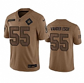 Men's Dallas Cowboys #55 Leighton Vander Esch 2023 Brown Salute To Service Limited Football Stitched Jersey Dyin,baseball caps,new era cap wholesale,wholesale hats