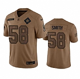 Men's Dallas Cowboys #58 Mazi Smith 2023 Brown Salute To Service Limited Football Stitched Jersey Dyin,baseball caps,new era cap wholesale,wholesale hats