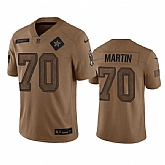 Men's Dallas Cowboys #70 Zack Martin 2023 Brown Salute To Service Limited Football Stitched Jersey Dyin,baseball caps,new era cap wholesale,wholesale hats