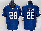 Men's Indianapolis Colts #28 Jonathan Taylor Royal 2023 FUSE Indiana Nights Limited Stitched Jersey,baseball caps,new era cap wholesale,wholesale hats