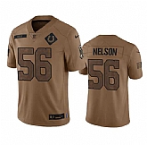 Men's Indianapolis Colts #56 Quenton Nelson 2023 Brown Salute To Sertvice Limited Football Stitched Jersey Dyin,baseball caps,new era cap wholesale,wholesale hats