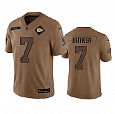 Men's Kansas City Chiefs #7 Harrison Butker 2023 Brown Salute To Service Limited Football Stitched Jersey Dyin,baseball caps,new era cap wholesale,wholesale hats