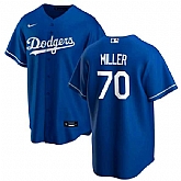 Men's Los Angeles Dodgers #70 Bobby Miller Blue Cool Base Stitched Baseball Jersey Dzhi,baseball caps,new era cap wholesale,wholesale hats