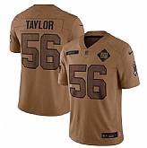 Men's New York Giants #56 Lawrence Taylor 2023 Brown Salute To Service Limited Football Stitched Jersey Dyin,baseball caps,new era cap wholesale,wholesale hats