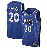 Men's Orlando Magic #20 Markelle Fultz Blue 2023-24 Classic Edition Stitched Basketball Jersey Dzhi