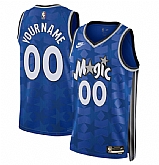 Men's Orlando Magic Active Custom Blue 2023-24 Classic Edition Stitched Basketball Jersey