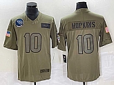 Men's Tennessee Titans #10 DeAndre Hopkins NEW Olive 2019 Salute To Service Stitched Nike Limited Jersey,baseball caps,new era cap wholesale,wholesale hats