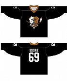 Sudbury Bulldogs #69 Shore Black Hockey Jersey