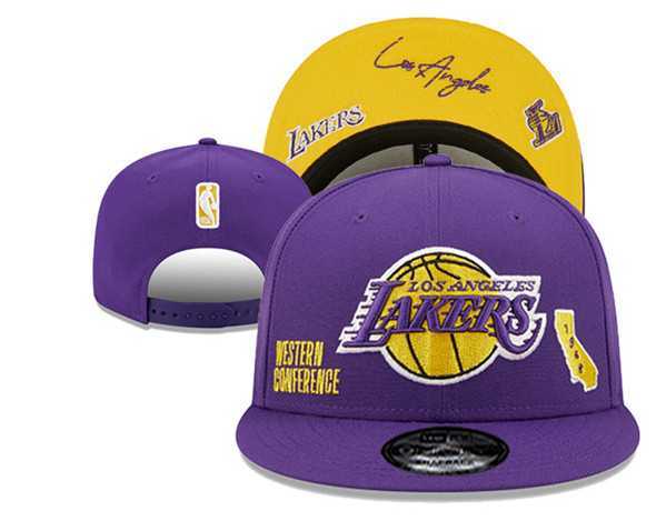 Los Angeles Lakers Stitched Snapback Hats 0086