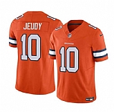 Men & Women & Youth Denver Broncos #10 Jerry Jeudy Orange 2023 F.U.S.E. Vapor Untouchable Football Stitched Jersey