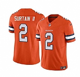 Men & Women & Youth Denver Broncos #2 Pat Surtain II Orange 2023 F.U.S.E. Vapor Untouchable Football Stitched Jersey,baseball caps,new era cap wholesale,wholesale hats