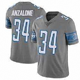 Men & Women & Youth Detroit Lions #34 Alex Anzalone Grey Vapor Untouchable Limited Stitched Jersey,baseball caps,new era cap wholesale,wholesale hats