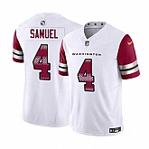 Men & Women & Youth Washington Commanders #4 Curtis Samuel White 2023 F.U.S.E. Vapor Limited Football Stitched Jersey,baseball caps,new era cap wholesale,wholesale hats