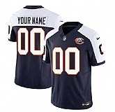 Men's Chicago Bears Active Player Custom 2023 F.U.S.E. Navy White Throwback Limited Football Stitched Jersey,baseball caps,new era cap wholesale,wholesale hats