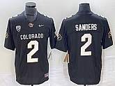 Men's Colorado Buffaloes #2 Shedeur Sanders Black 2023 F.U.S.E. Stitched Football Jersey,baseball caps,new era cap wholesale,wholesale hats