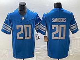 Men's Detroit Lions #20 Barry Sanders Blue 2023 F.U.S.E. Vapor Untouchable Limited Football Stitched Jersey,baseball caps,new era cap wholesale,wholesale hats