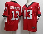 Men's Georgia Bulldogs #13 Stetson Bennett IV Red 2022 Vapor Untouchable Stitched Nike NCAA Jersey