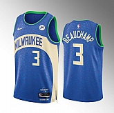 Men's Milwaukee Bucks #3 MarJon Beauchamp Blue 2023-24 City Edition Stitched Basketball Jersey Dzhi,baseball caps,new era cap wholesale,wholesale hats