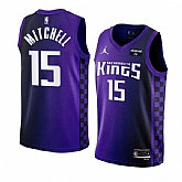 Men's Sacramento Kings #15 Davion Mitchell Purple 2023-24 Statement Edition Swingman Stitched Jersey Dzhi,baseball caps,new era cap wholesale,wholesale hats