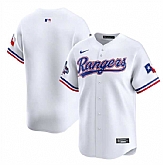 Men's Texas Rangers Blank White 2023 World Series Champions Stitched Baseball Jersey Dzhi,baseball caps,new era cap wholesale,wholesale hats