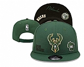 Milwaukee Bucks Stitched Snapback Hats 0028