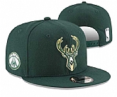 Milwaukee Bucks Stitched Snapback Hats 0029