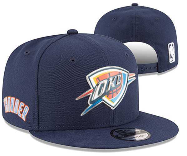 Oklahoma City Thunder Stitched Snapback Hats 010