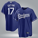 Men & Women & Youth Los Angeles Dodgers 17 Shohei Ohtani Blue Cool Base Stitched Jersey,baseball caps,new era cap wholesale,wholesale hats