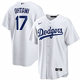 Men & Women & Youth Los Angeles Dodgers 17 Shohei Ohtani White Cool Base Stitched Jersey,baseball caps,new era cap wholesale,wholesale hats